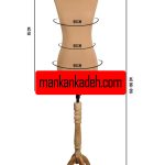 مانکن سوزن خور نیم تنه زنانه